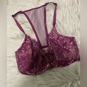 Very sexy unlined plunge Victoria’s Secret - Burgundy  32DD